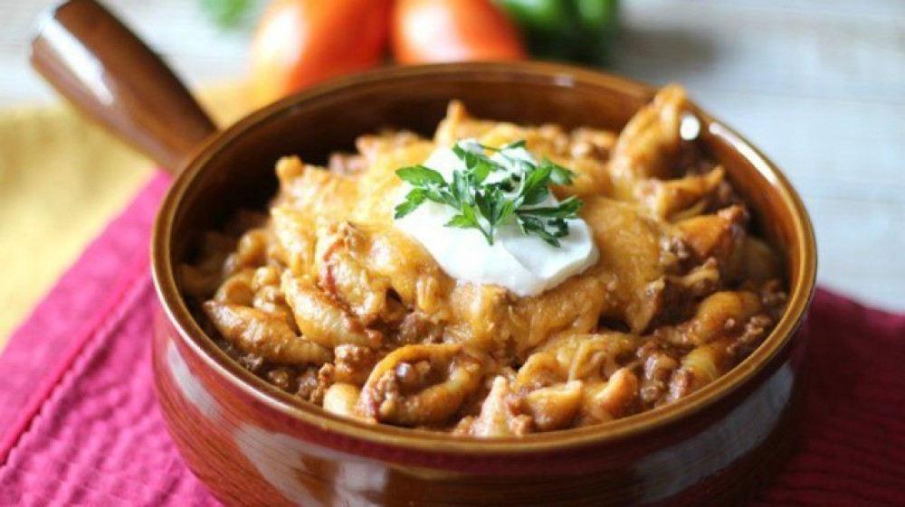 Crock Pot Taco Pasta