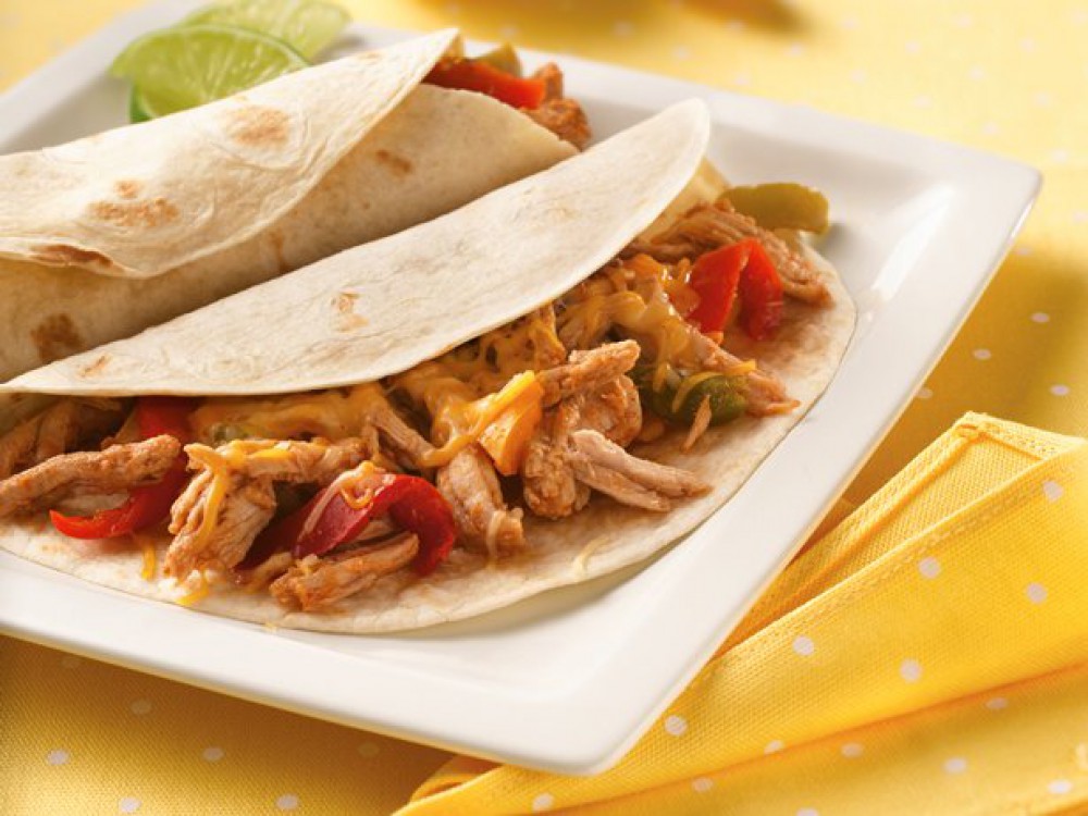 Crock Pot Pulled Pork Fajitas