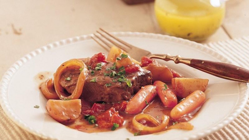 Crock Pot Swiss Steak And Veggies