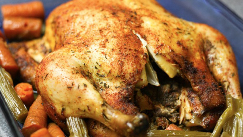 Crock Pot Fall Off the Bone Whole Chicken
