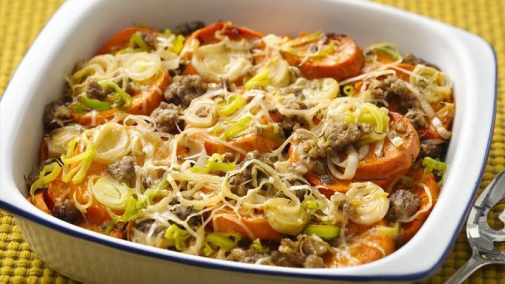 Crock Pot Sweet Potatoes And Sausage