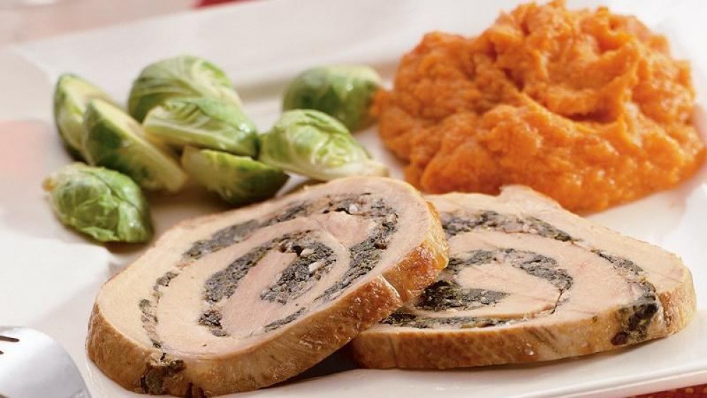 Crock Pot Stuffed Pork Roast