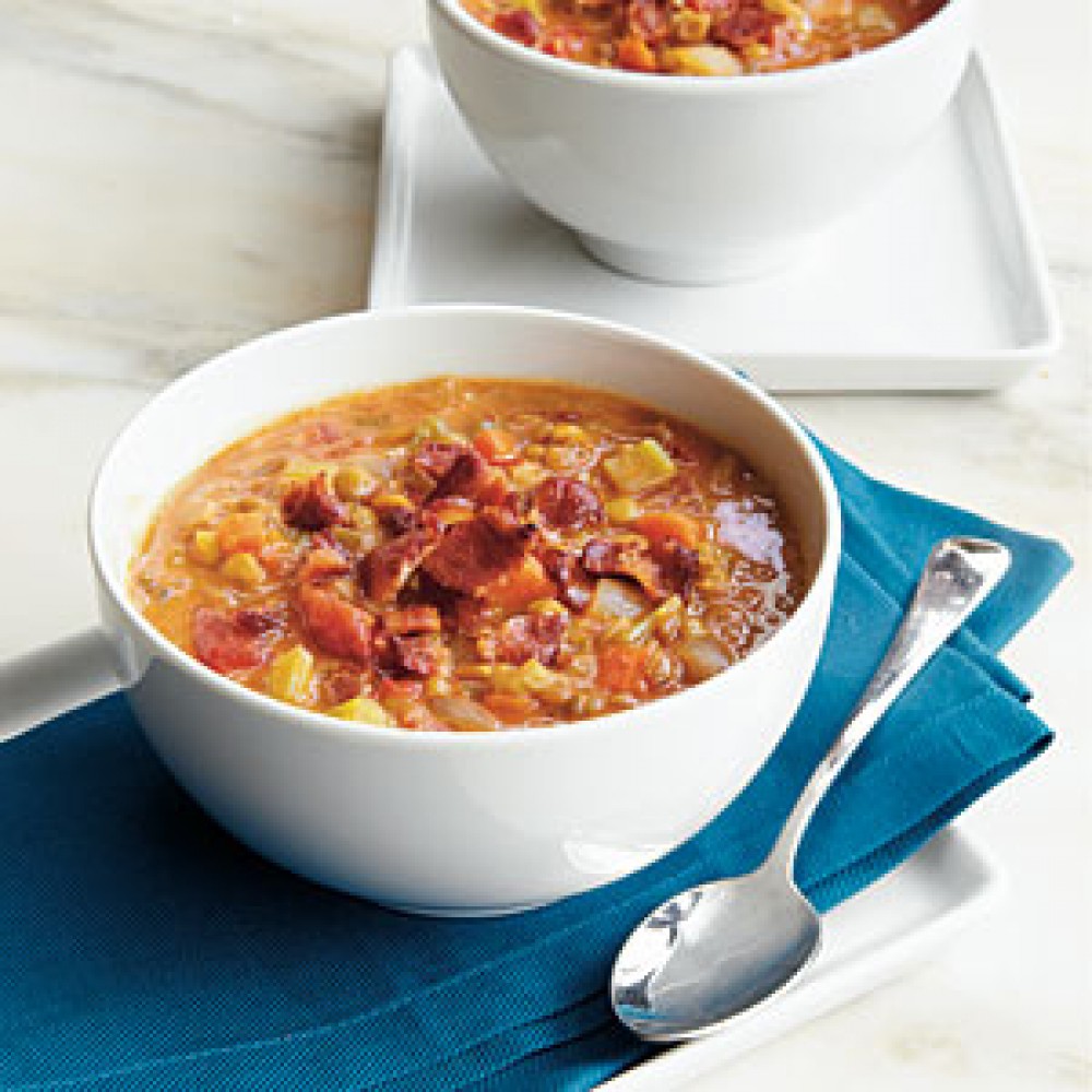 Curried Lentil-Tomato Soup