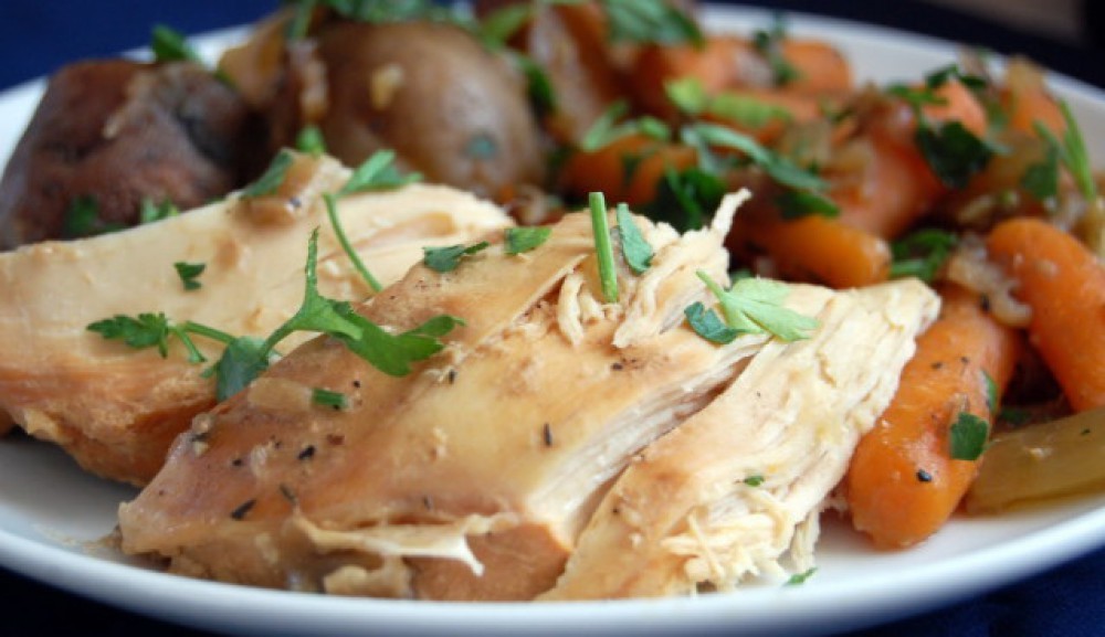 Crock Pot Thyme Chicken