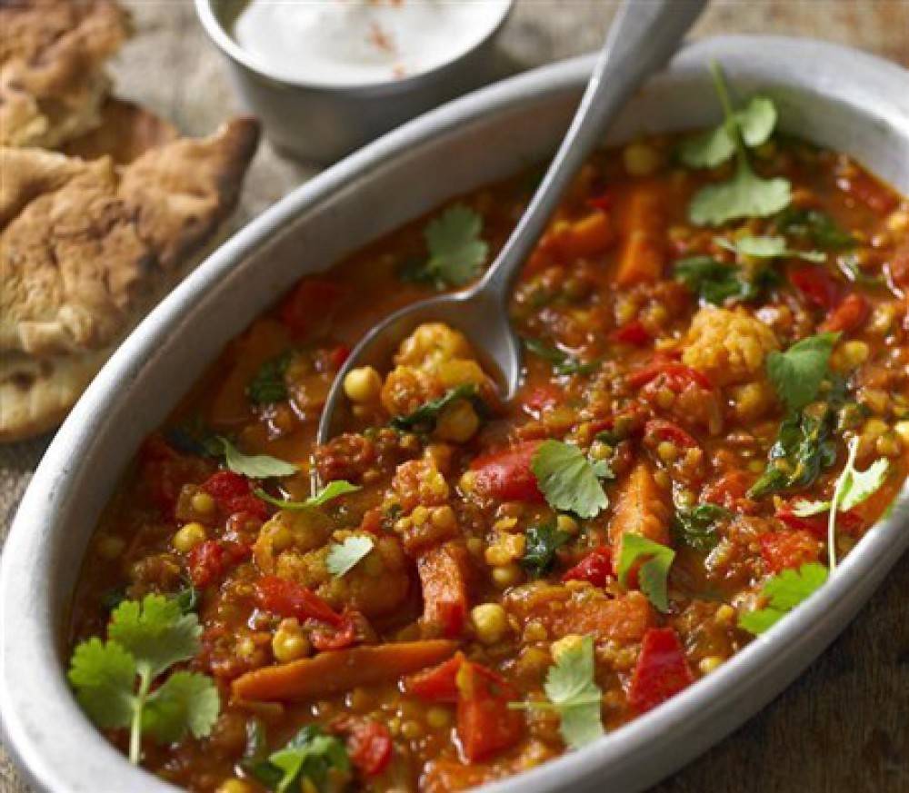 Crock Pot Vegetable And Chickpea Curry