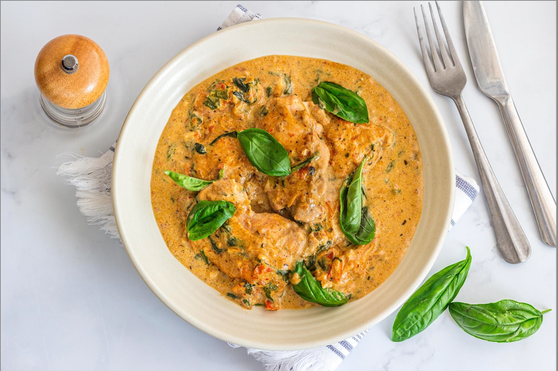 Crockpot Creamy Tuscan Chicken