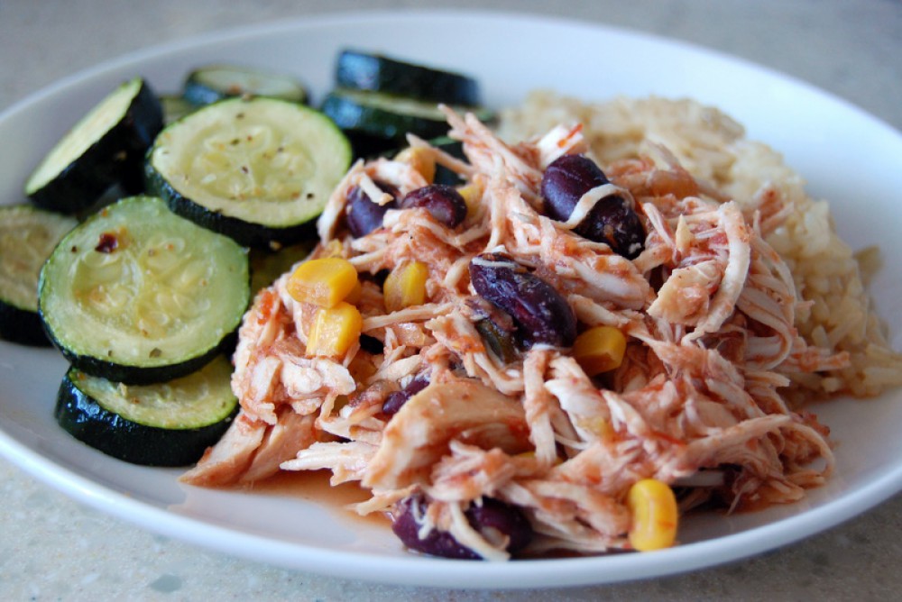 Crock Pot Salsa Chicken