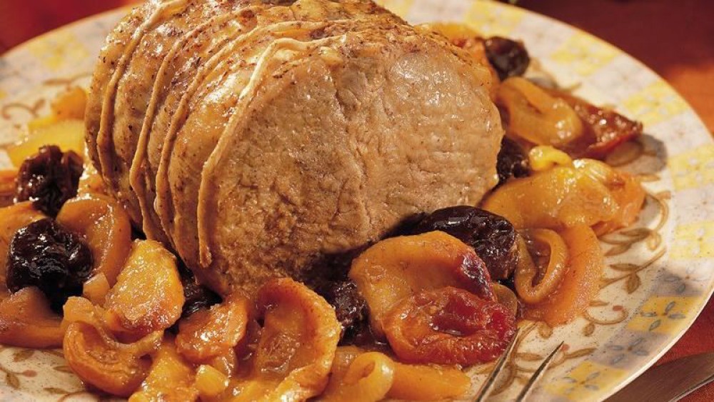 Crock Pot Roast Pork With Fruit