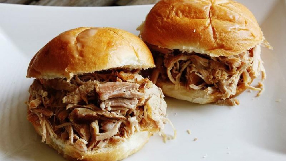 Crock Pot Kalua Pork Sandwiches