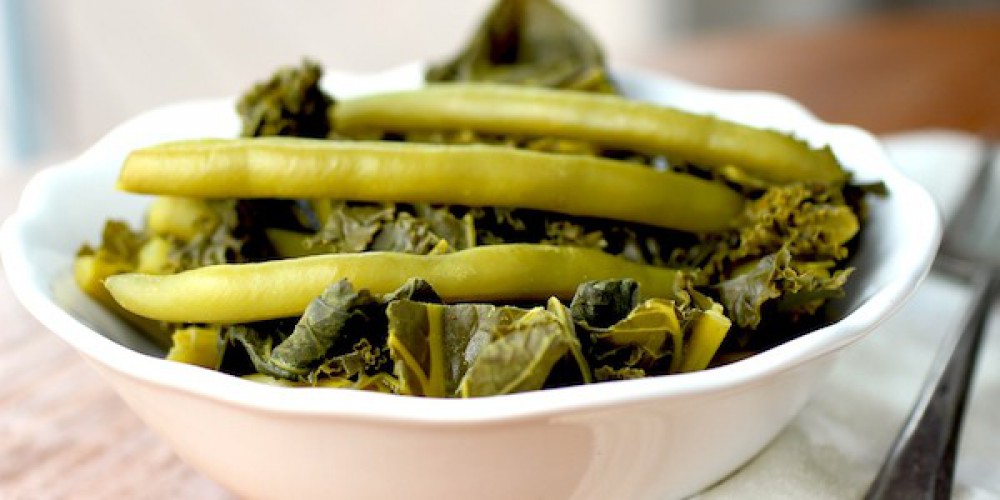 Crock Pot Kale And Beans