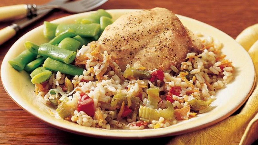 Crock Pot Italian Turkey-Rice Dinner