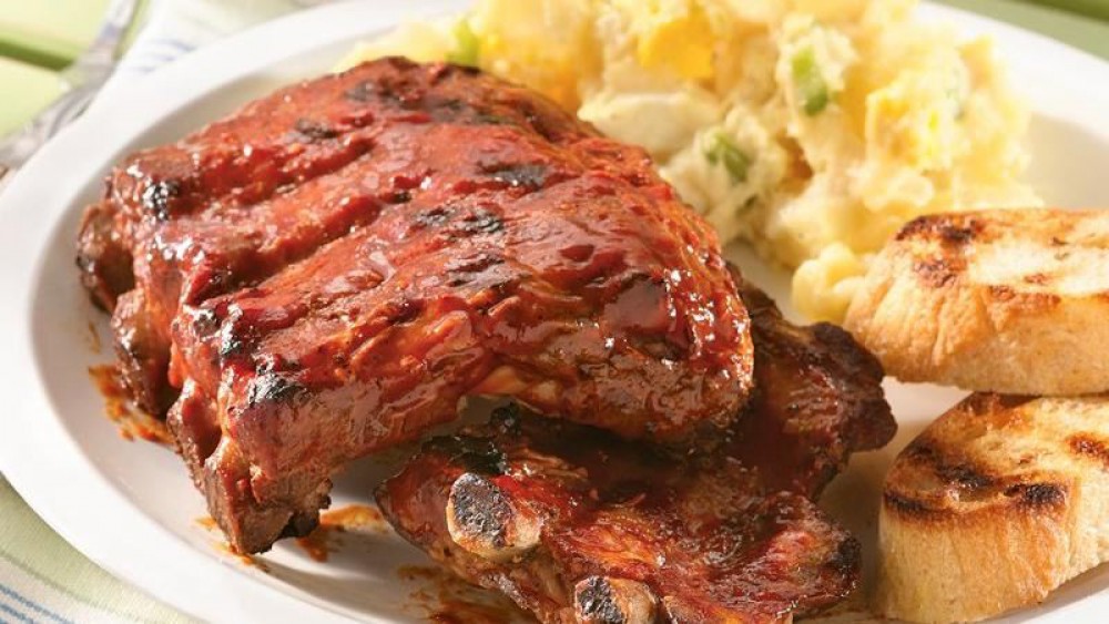 Crock Pot Grilled Ribs