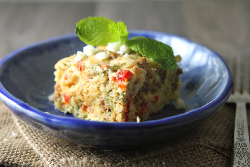 Crock Pot Crustless Mediterranean Quiche